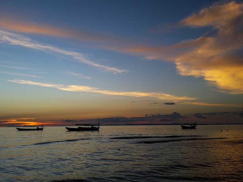 Cambodia Beach Sunset