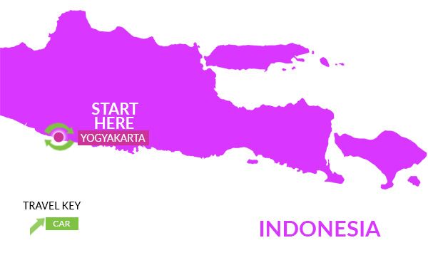 Yogyakarta Tour Map