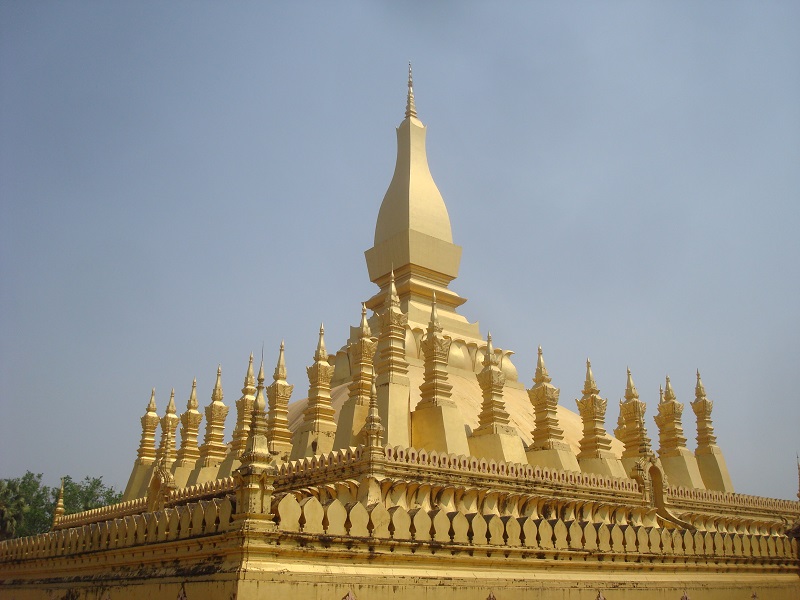 Vientiane golden stupa