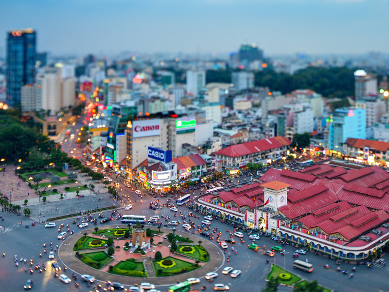 Ho Chi Minh City Benh Thanh Market