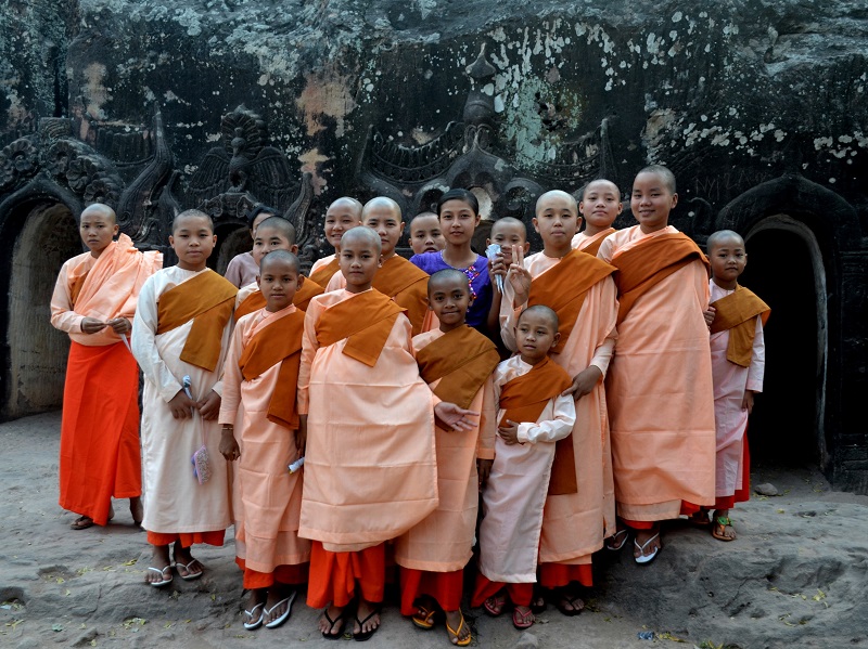 Visit Burmese monks on your holiday