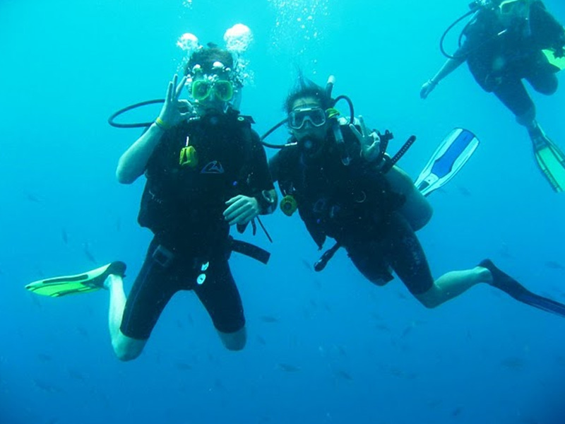 Scuba Diving on the Cambodian coast