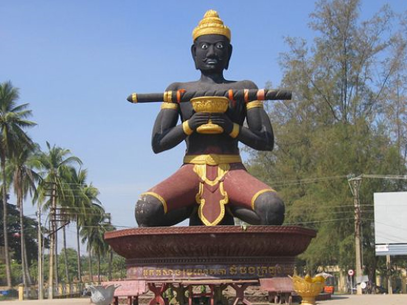 Ta Dumbong Statue in Battambang