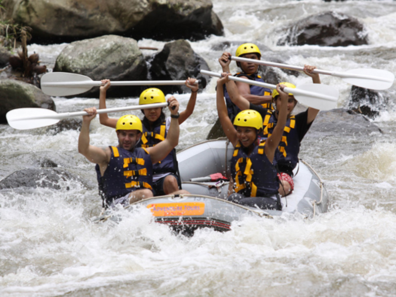 Group rafting