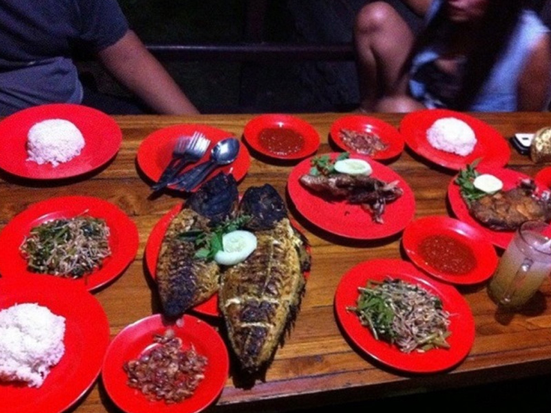 Traditional Indonesian fish dish
