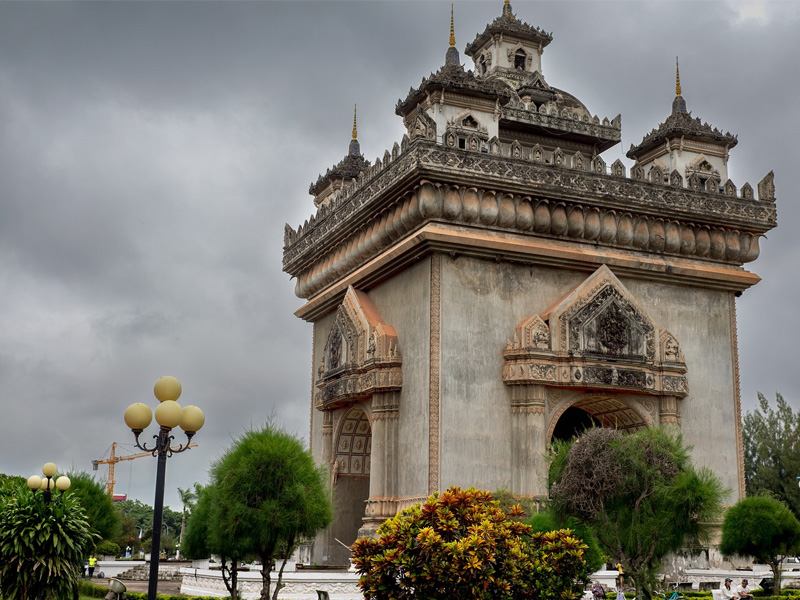 Patuxai Monument in Vientiane