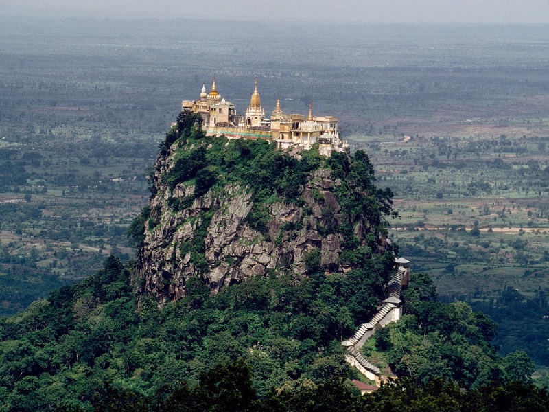 Mount Popa from afar