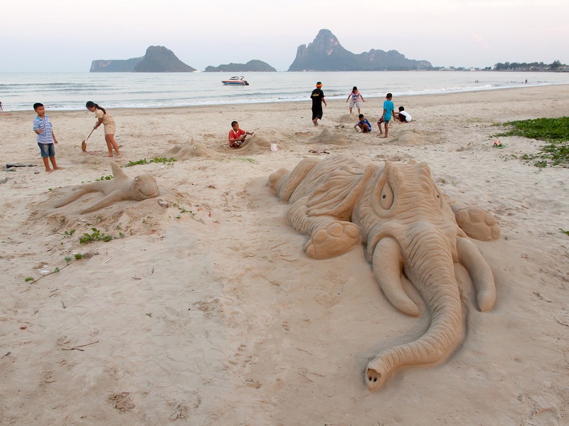 Beach on the South-east coast of Thailand