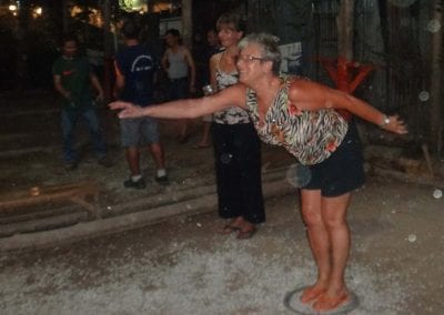 Learn to play Pétanque in Laos