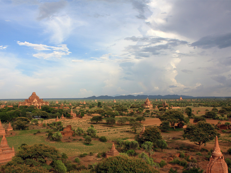 Take to the sky on an air balloon over Bagan