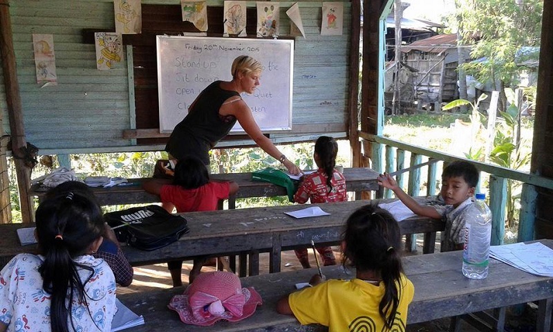 Children of the pnong minority in Sen Monorom