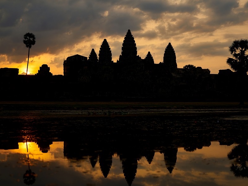 Angkor Wat at sunset 