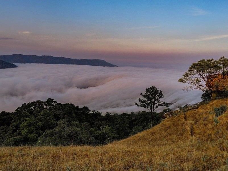 Sea of clouds in the morning